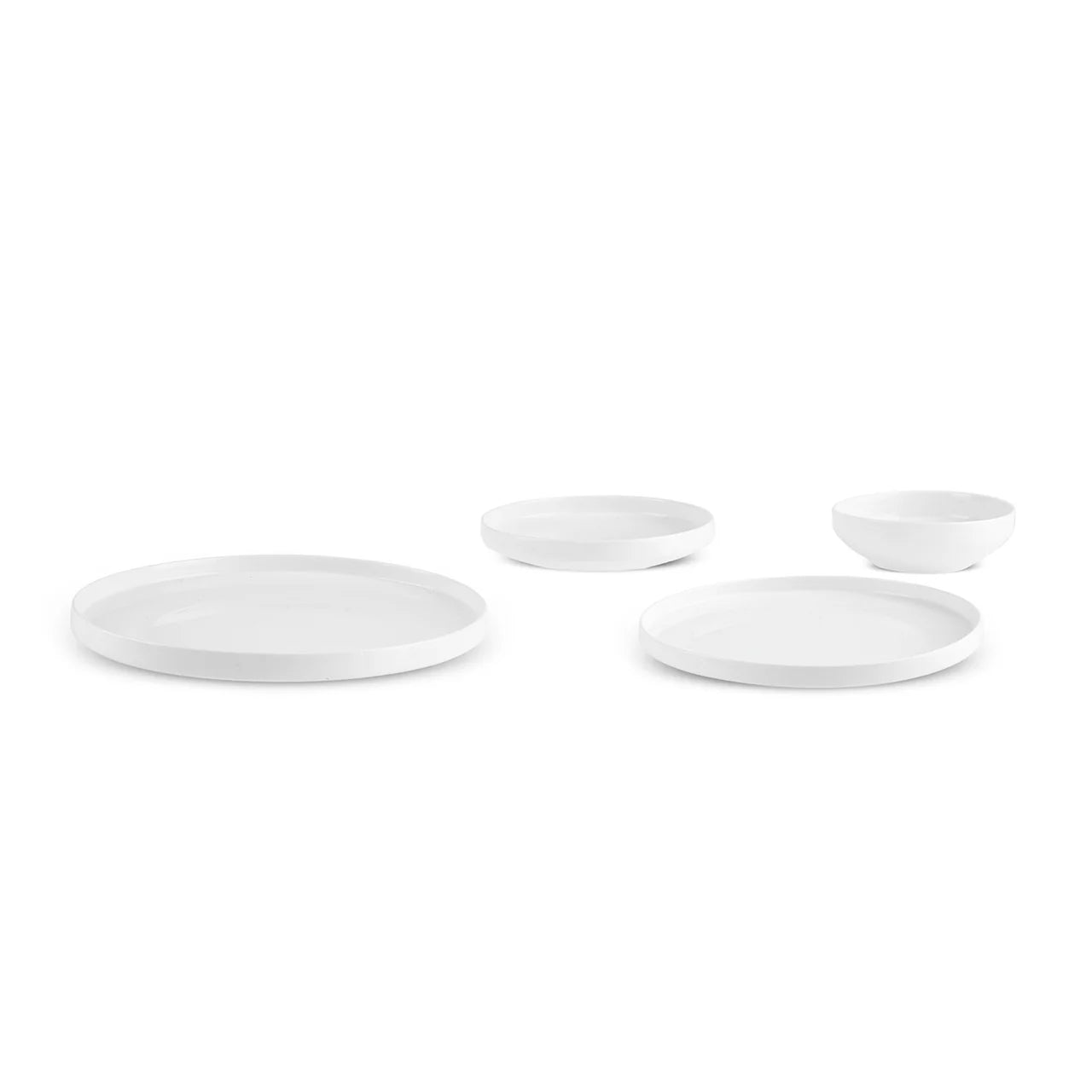 Karaca Streamline New Saturn Weiss 24-teiliges Tafelservice, 6 Personen