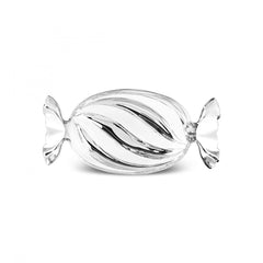 Karaca Candy Dekorativer Servierteller aus Glas, 20,5 × 9,3 cm