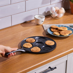 Karaca Fluffy – Antihaft-Pfannkuchenpfanne 26 cm mit Induktions-Keramikbeschichtung (Schwarz)