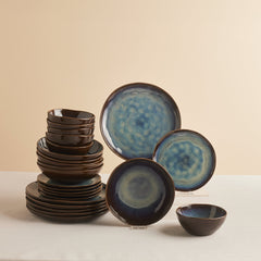 Karaca Leia Reaktiv Geschirrset, 24-teilig