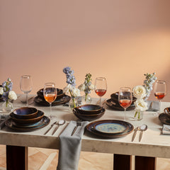 Karaca Leia Reaktiv Geschirrset, 24-teilig