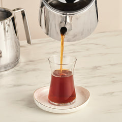 Karaca Steelina Teekannen Set aus Edelstahl, 3-teilig