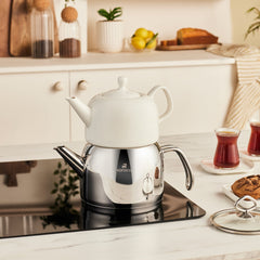 Karaca Pocelinox Porzellan Teekannen Set, 3-teilig