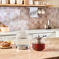Karaca Glissia Glas Teekannen-Set Transparent, 4-teilig