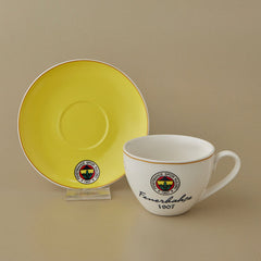 Karaca x Fenerbahçe lizenziertes Teetassen-Set für 2 Personen – 4-teilig, 220 ml