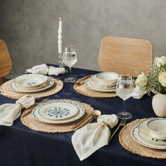 Karaca Forever Bone China İznik Tafelservice für 6 Personen – 24-teilig