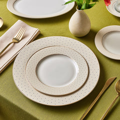 Karaca Elegance Bone Alessa Tafel- und Frühstücksset für 8 Personen, 52-teilig