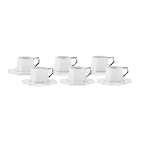 Karaca Zeher Kaffeetassen-Set für 6 Personen