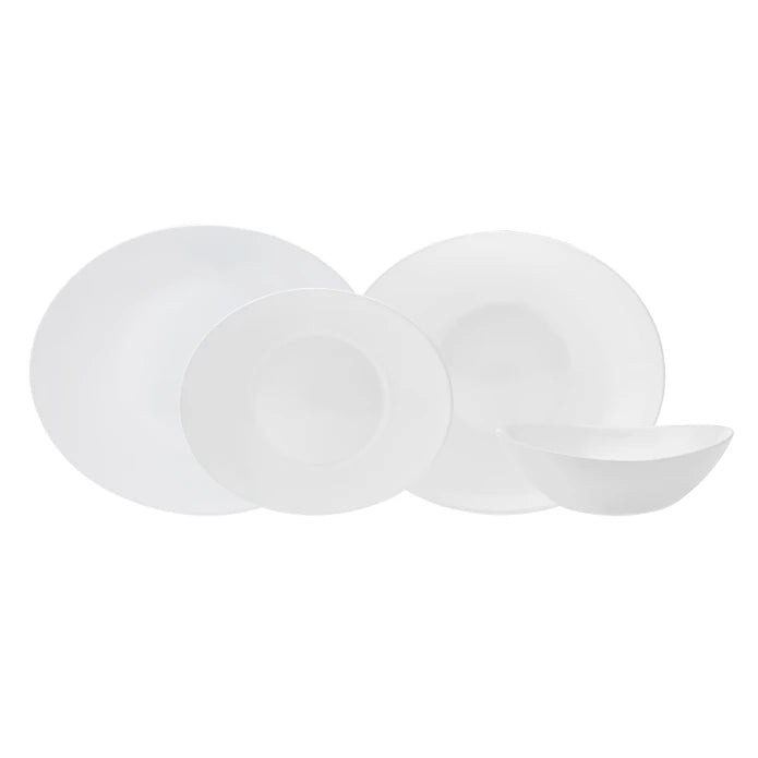 Karaca White Pure 24 Teilige Für 6 Personen Tafelservice Glas