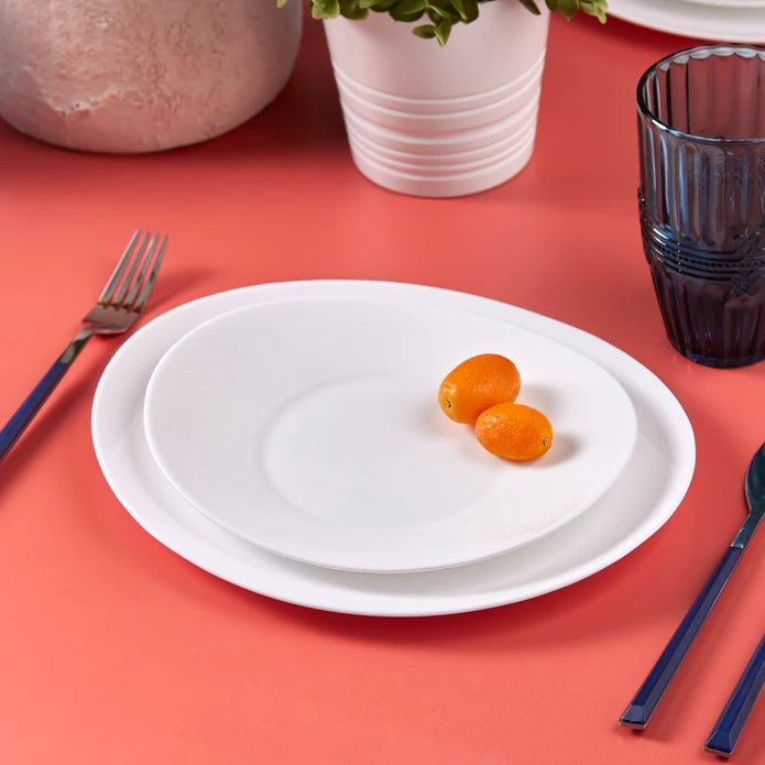 Karaca White Pure 24 Pieces For Persons Table Service Glass