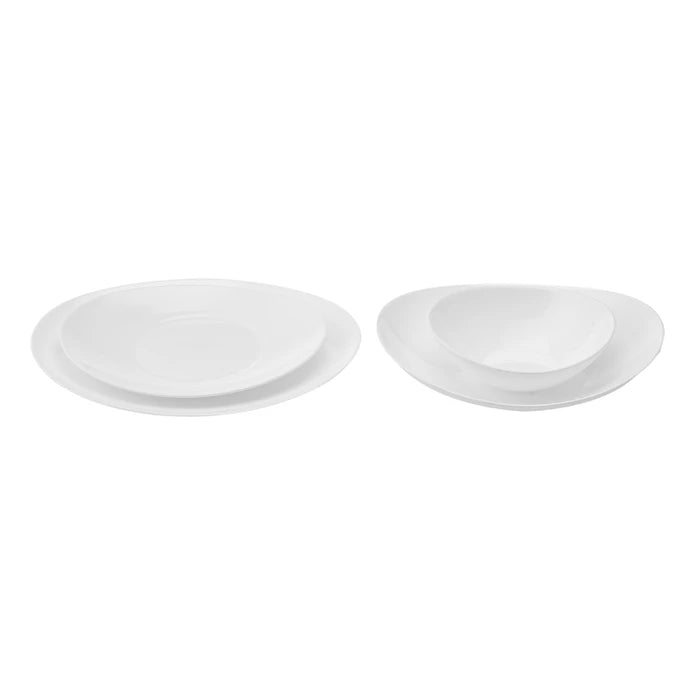 Karaca White Pure 24 Teilige Für 6 Personen Tafelservice Glas