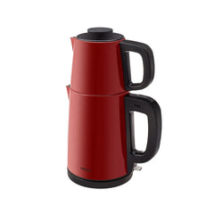 Cafetière à thé en acier inoxydable rouge Karaca Tea Break