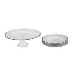 Karaca Firenze Platin 7-teiliges Dessert-Set