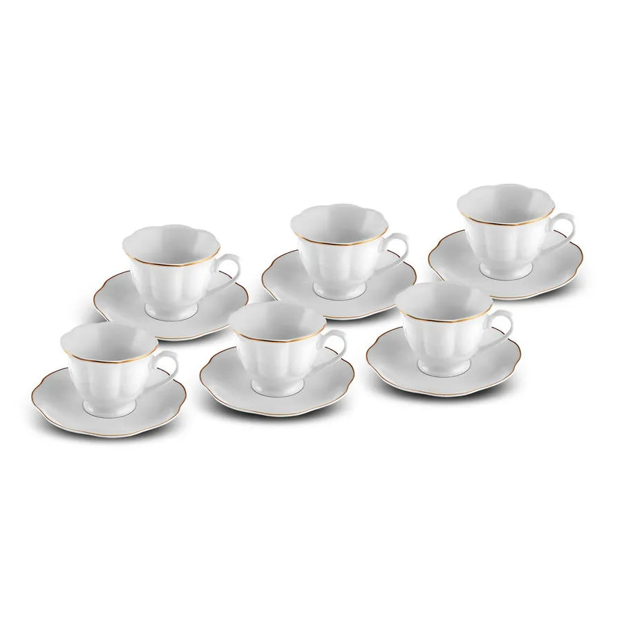 Karaca Can Kaffeetassen-Set, 6 Personen, 90 ml