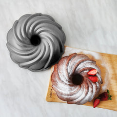 Karaca Cake Pro Pare Gusskuchenform Anthrazit, 24 cm