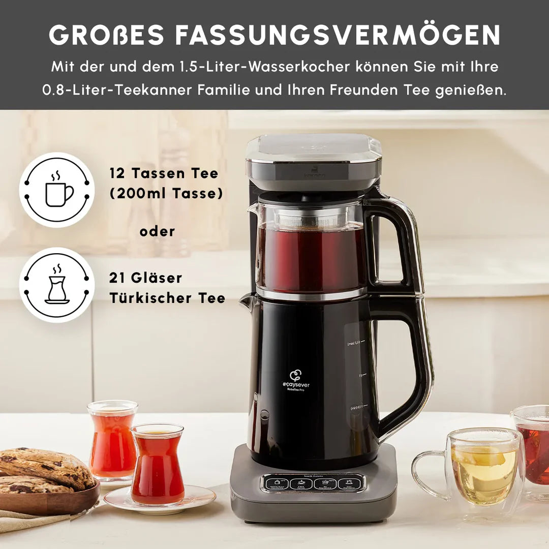 Karaca Caysever Robotea Pro, Teekocher, 4 in 1