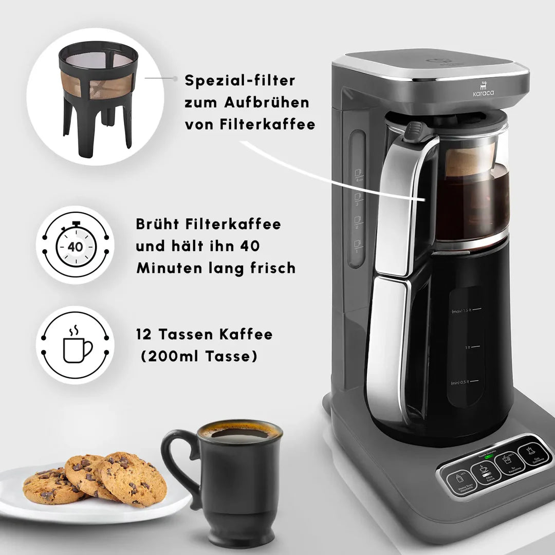 Karaca Caysever Robotea Pro, Teekocher, 4 in 1