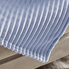 Karaca Ruby Stripe Wellsoft Einzeldecke Blau, 150 × 200 cm