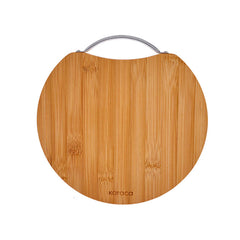 Karaca Owen Rundes Bambus-Schneidebrett-25 cm