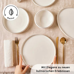 Stream Bone New Saturn Tafelservice, 53-teilig, Gold