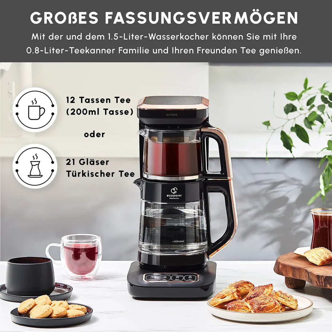 Karaca Caysever Robotea Pro, Teekocher, 4 in 1