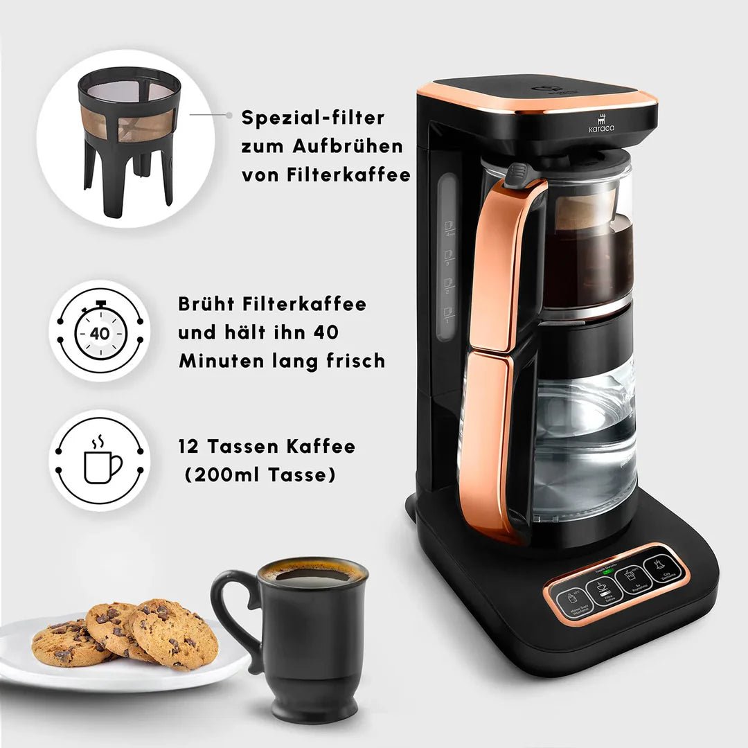 Karaca Caysever Robotea Pro, Teekocher, 4 in 1