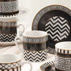 Karaca Helenistik Espresso Kaffee Set, 12-teilig, 80ml