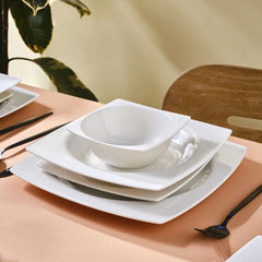 Karaca Royal White 6 Personen Geschirrset, 24 Teilig