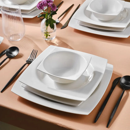 Karaca Royal White 6 Personen Geschirrset, 24 Teilig
