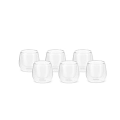 Karaca Anthon Flattened Espressotassen-Set, 6-teilig