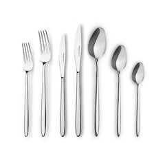Karaca New Flow Elegance Besteck-Set für 12 Personen mit Box, 84-teilig