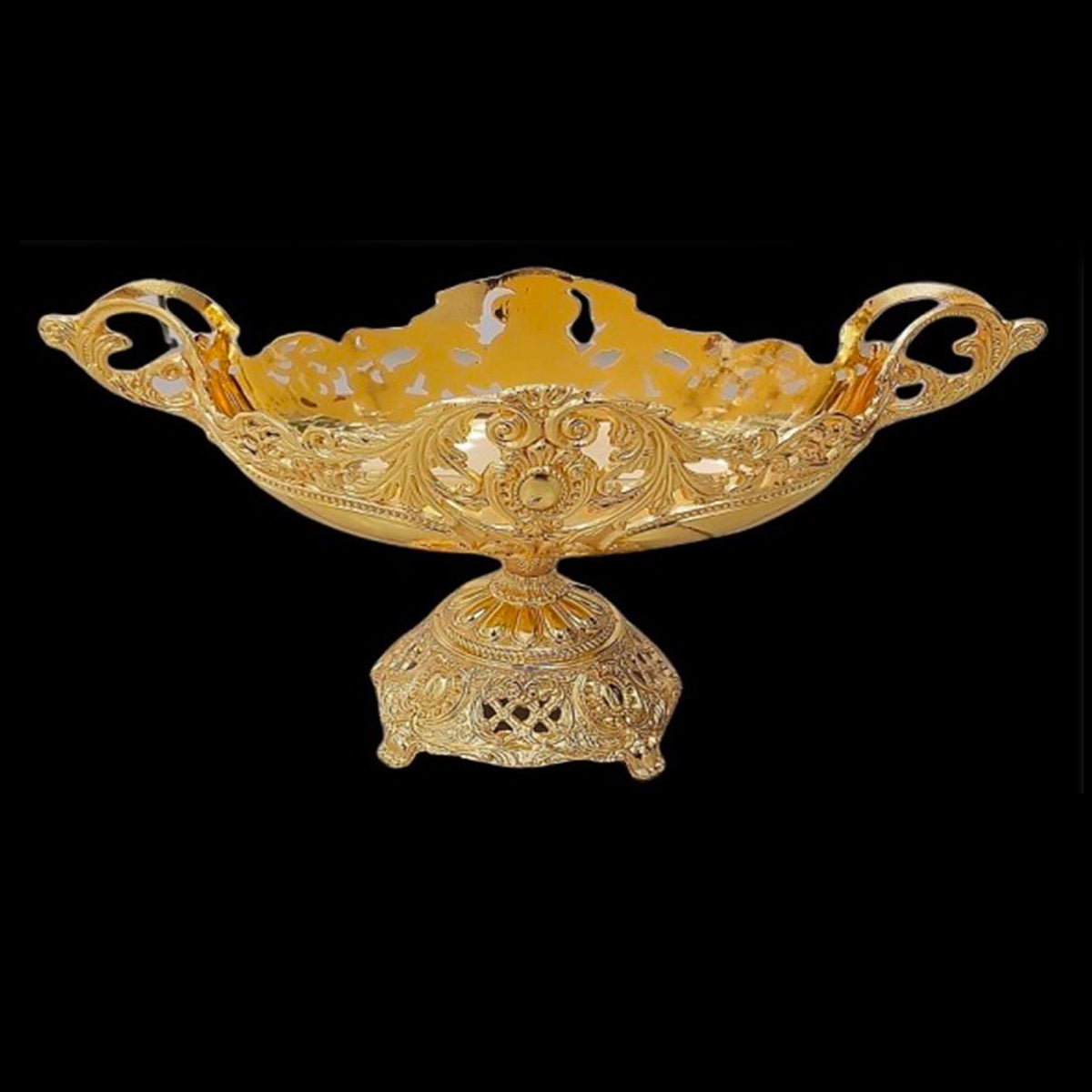 Goldene Pracht mit filigranem Charme: Die vergoldete mittelgrosse Gondol