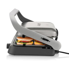 Arzum Tostcu Delux AR2001 Kontaktgrill und Sandwichtoaster, Silber