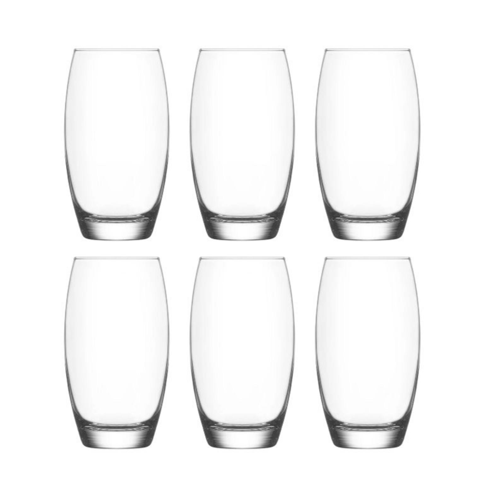 LAV Empire Trinkgläser Set – 6-teilig, 510 ml
