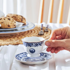 Karaca Blue Odyssey – 6-teiliger Kaffeetassen-Satz (80 ml) in stilvollem Blau