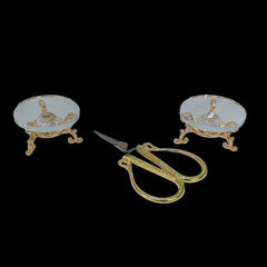 Das Goldige Ring Halter Set mit Schere