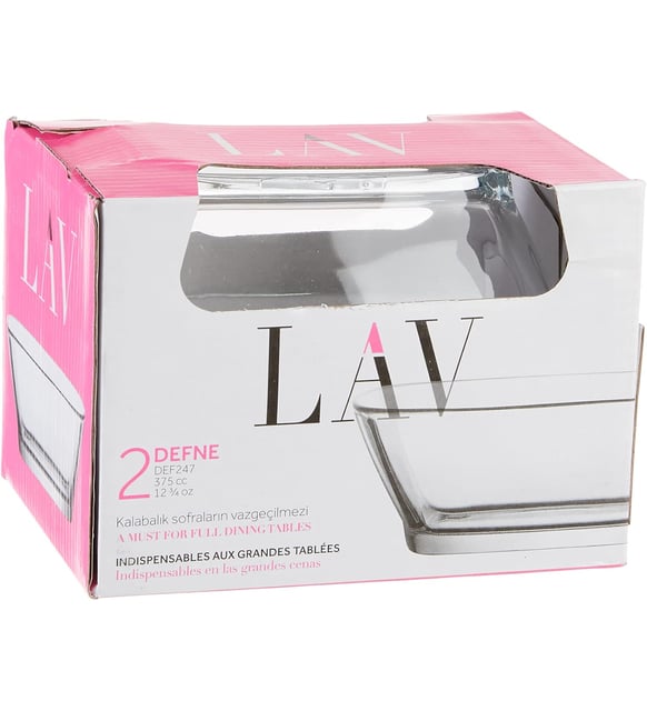 LAV Defne Aufbewahrungs-Schüssel-2er-Set – 375 ml