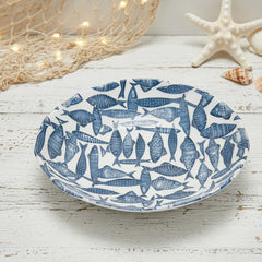 Karaca Fish World Glasschale 40cm