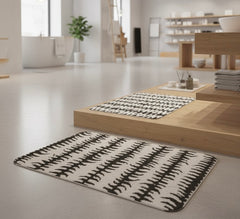 Bademattenset, Zebra-Muster, 2-teilig
