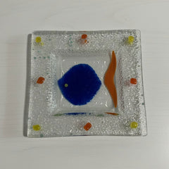Handmade glass ashtrays 