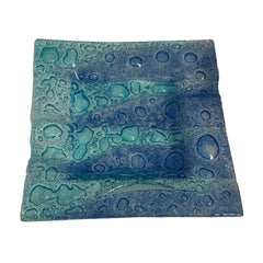 Handmade glass ashtrays 