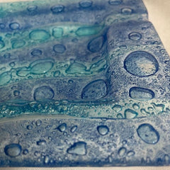 Handmade glass ashtrays 