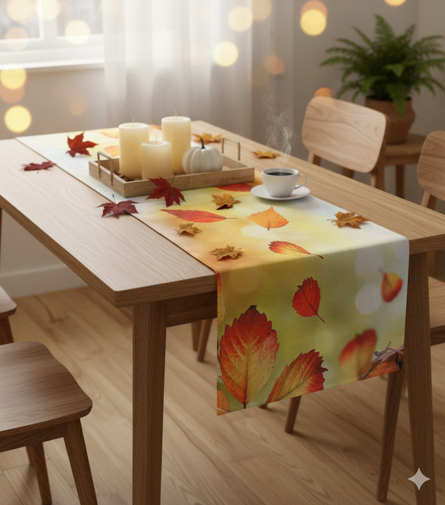 Chemin de table automne, 40x110cm