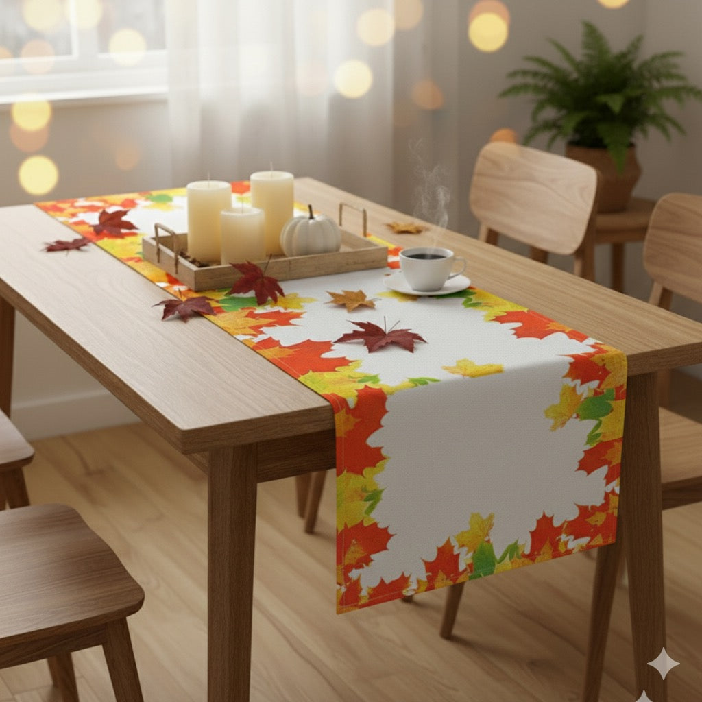 Chemin de table automne 40x85cm