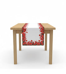 Chemin de table rose, 40x110cm