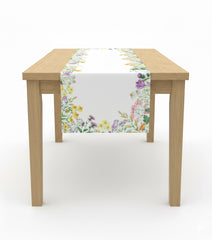 Chemin de table fleurs, 40x110cm