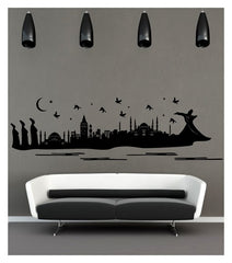 Autocollant mural en velours Istanbul-3, 86X291cm