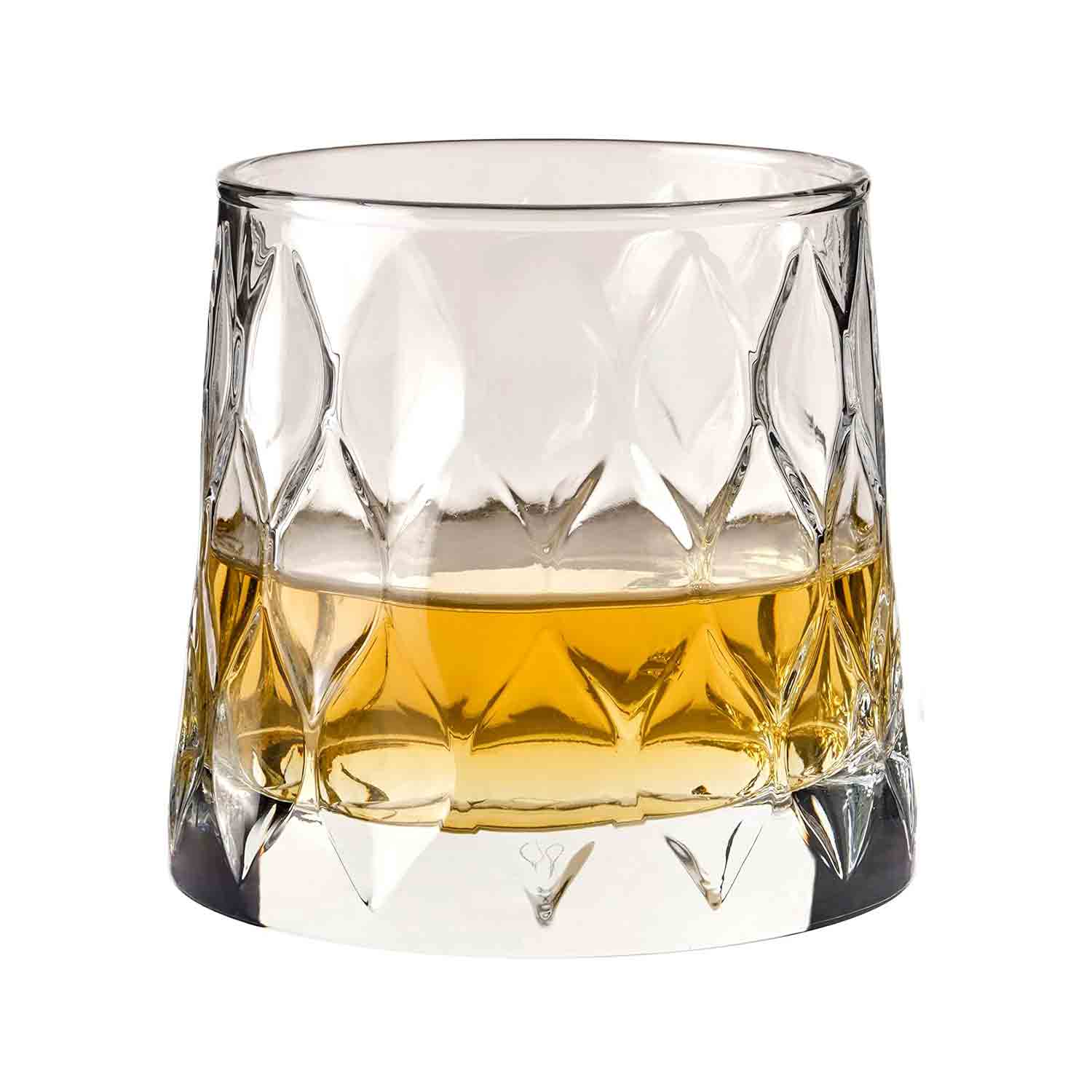 Paşabahçe 420194 Leafy Whisky Glass with 4 300 cc