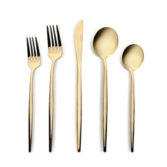 Karaca Orion Gold Besteckset für 6 Personen, 30-teilig