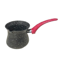 SAN GRANIT No.4 Kaffeekanne 400 ml – Granitbeschichtung & ergonomischer Griff rot